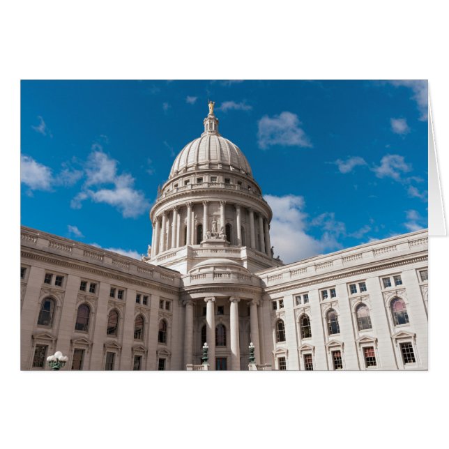 Immeuble du Capitole de l'État du Wisconsin (Devant Horizontal)
