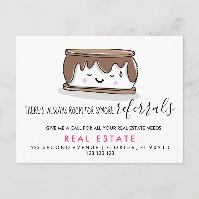 immobilier S'MORE référentiels Faire-part Carte po (Devant)