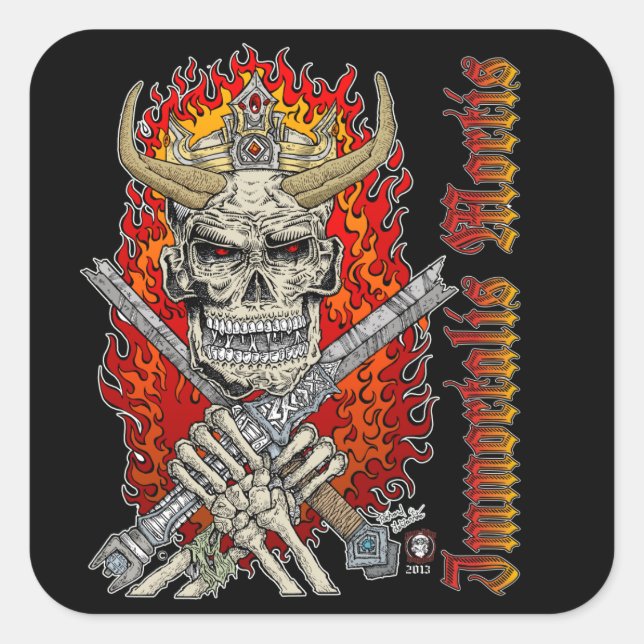 Immortalis Mortis Immortel Death sticker enfants p (Devant)