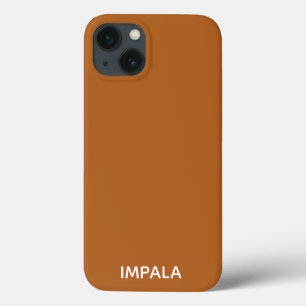 Impala brun nom de couleur Coque-Mate coque iphone