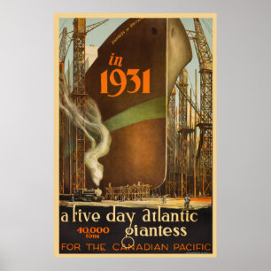 Impératrice de la Grande-Bretagne 1931 - affiche