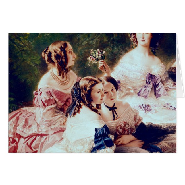 Impératrice Eugenie et ses dames dans l'attente (Devant horizontal)