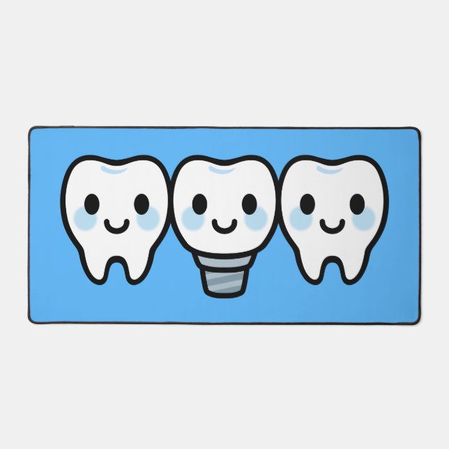 Implant dentaire souriant (Recto)