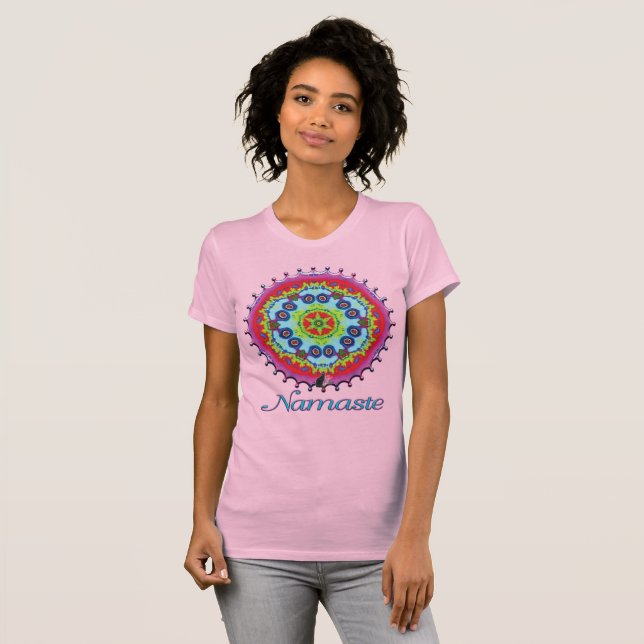 Importer le T-shirt Namaste Kaleidoscope (Devant entier)