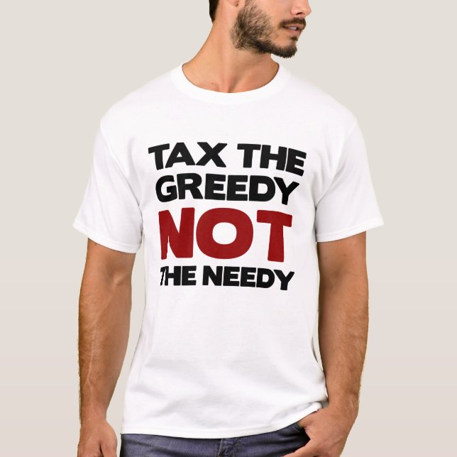 Imposez l'avide occupent le T-shirt de Wall Street (Devant)