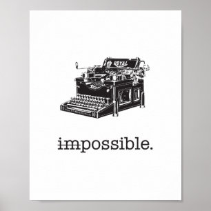 Impossible, possible - poster