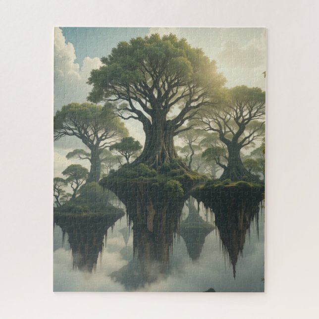 impossible puzzle - La forêt flottante (Vertical)