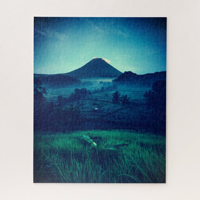 Impossible Puzzle - Night Volcano (Vertical)