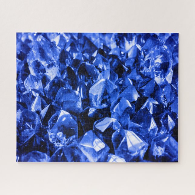 Impossible Puzzle - Sapphire Gem Macro (Horizontal)