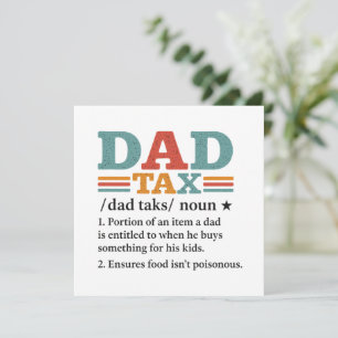 Impôt papa - Drôle définition de la paternité