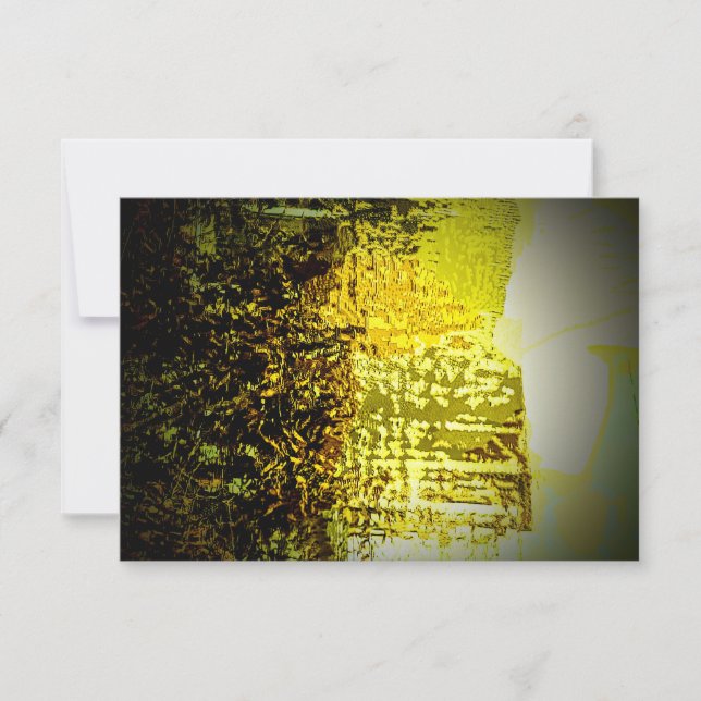 Impression à l'effiloche jaune (Devant)