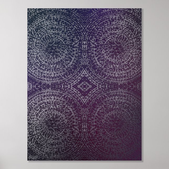 Impression à l'huile d'argent incorporée (Recto)