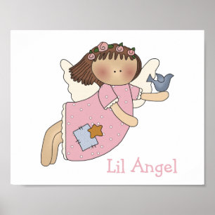 Impression Angel fille mignonne