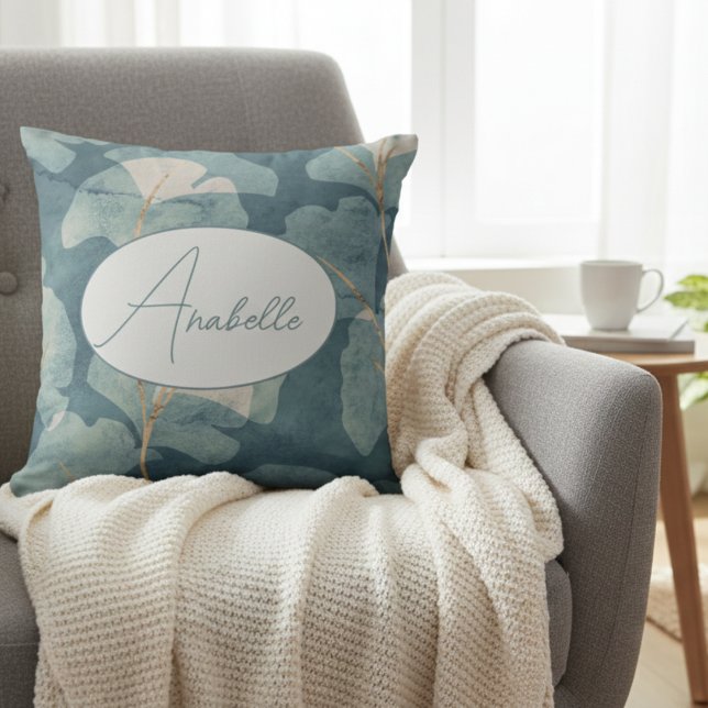 Impression aquarelle coussin personnalisée (Créateur téléchargé)