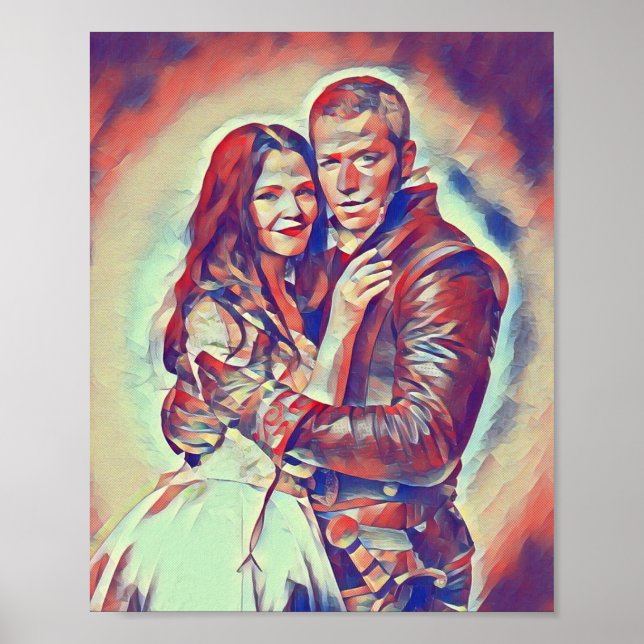 Impression Art Déco De La Neige Et Du Charme (Devant)