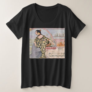 Impression Art Nouveau Carmen Habanera – Opéra Vin