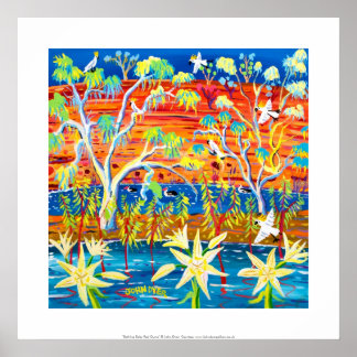 Impression artistique : Bain Baby Red Gums, Banroc