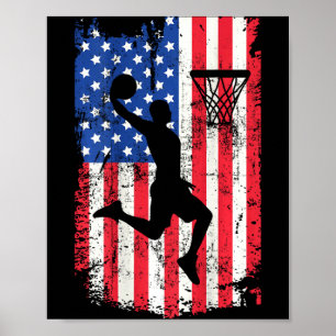 Impression au dos basket-ball usa drapeau américai
