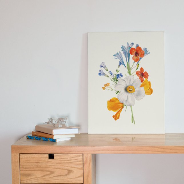 Impression botanique à l'aquarelle antique (Antique Watercolor Botanical Print)