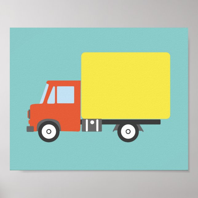 Impression camion de pépinière fait partie d'un en (Devant)