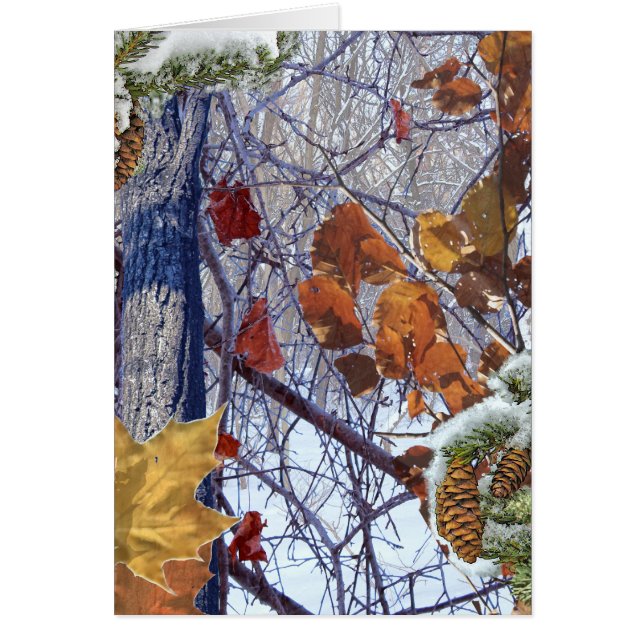 Impression camouflage de neige hivernale (Devant)