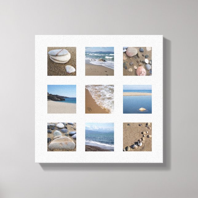 Impression Canvas Plage (Recto)