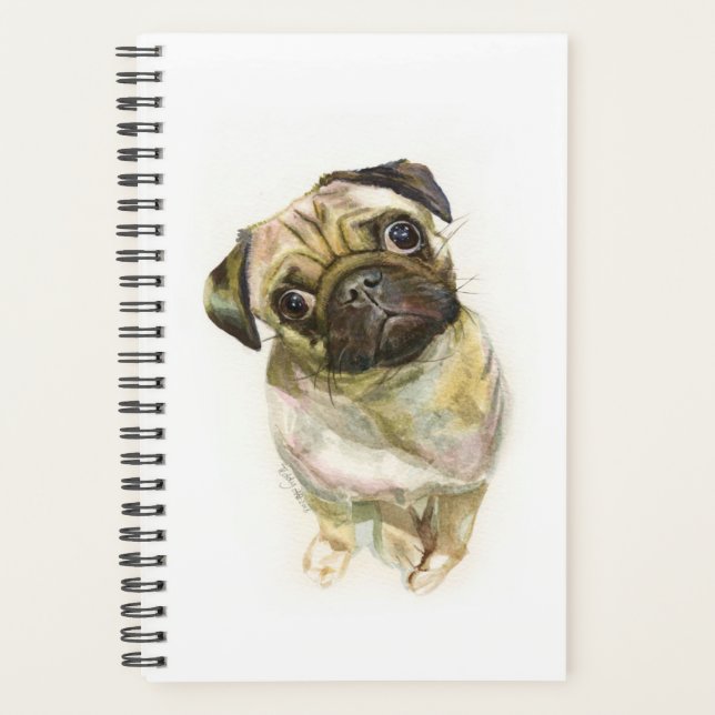 Impression carlin face | Chien de Carlin mignon (Devant)