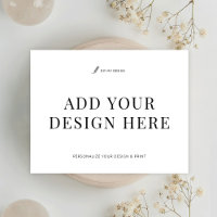 Impression carte de remerciements 5,5 x 4,25 pouce