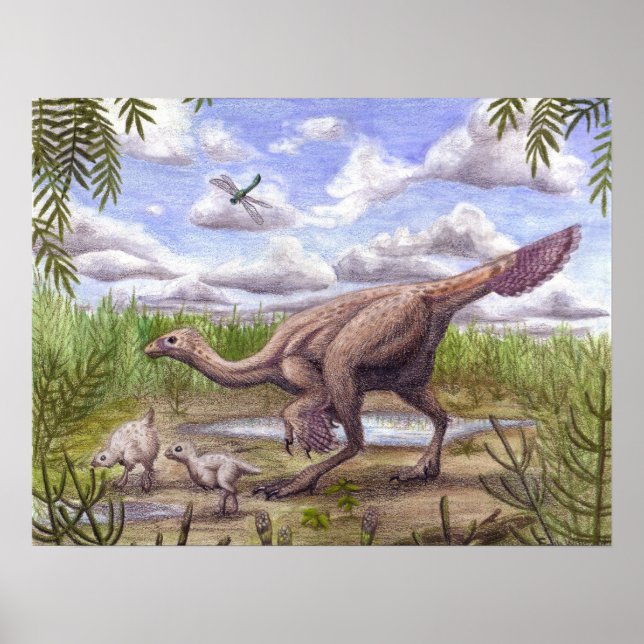 Impression Caudipteryx (Devant)