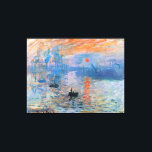 Impression Claude Monet, lever du soleil<br><div class="desc">Claude Monet Impression,  Toile de lever de soleil Impression Claude Monet Impression,  Lever de soleil (1872)</div>