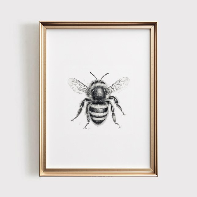 Impression d'abeille, Art mural IMPRIMABLE, Croqui (Créateur téléchargé)