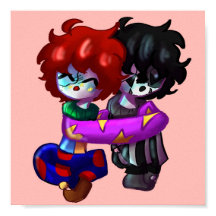 Impression d'accrochage Angel et Aiden