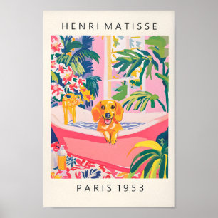 Impression Dachshund Art, Amusante Peinture Murale