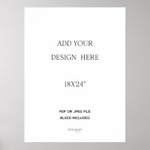 Impression d'affiche 18x24"