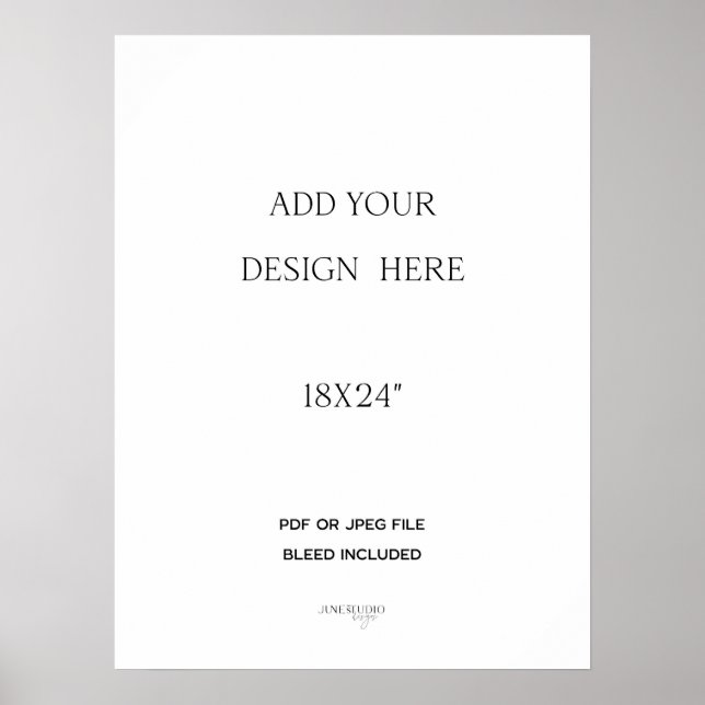 Impression d'affiche 18x24"  (Devant)
