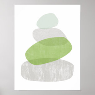 Impression d'affiche abstraite en détresse