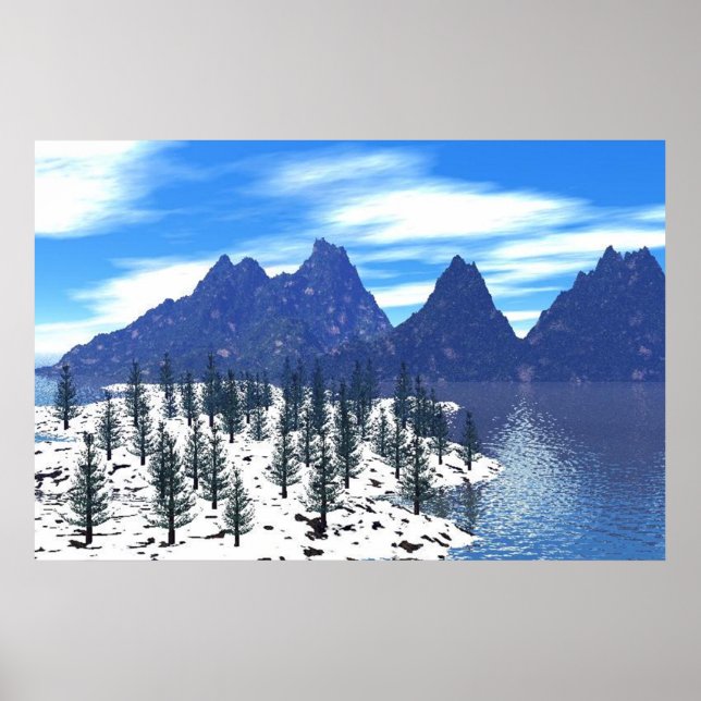 Impression d'affiche alpine (Devant)