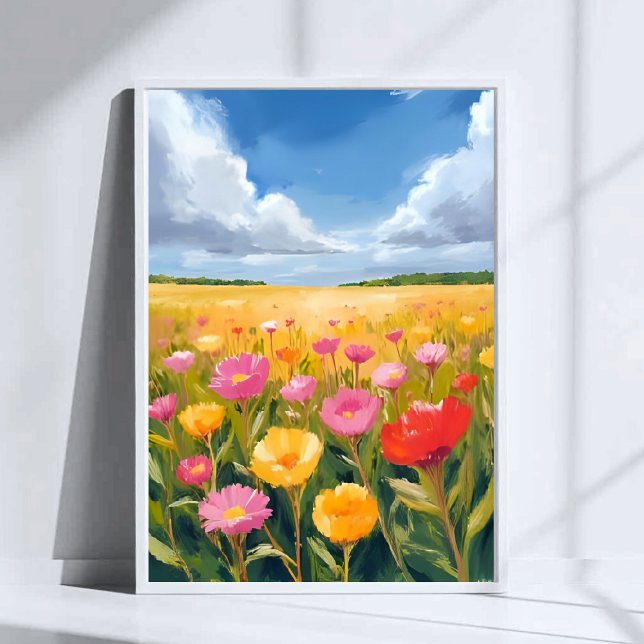 Impression d'affiche d'art de peinture de paysage  (Créateur téléchargé)