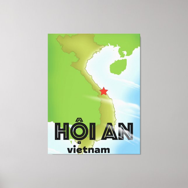 Impression d'affiches de voyage Hoi An Vietnam (Recto)