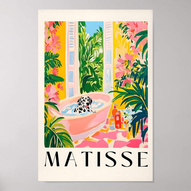 Impression dalmate, Peinture murale esthétique, Ch (Devant)