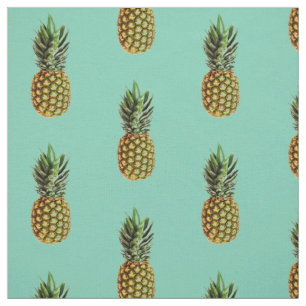 Impression d'ananas DO-IT-YOURSELF tissu