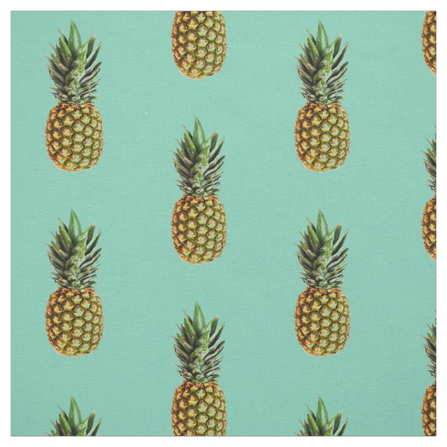 Impression d'ananas DO-IT-YOURSELF tissu (Échantillon)