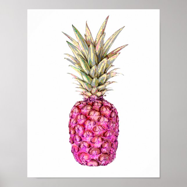 Impression d'ananas rose (Devant)