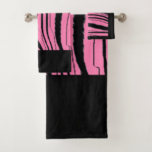 Impression d'animal exotique Tigre Rose Faux