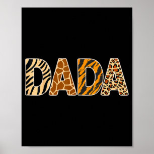Impression d'animal sauvage Dada Zèbre Girafe Tigr