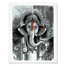Impression d'art - Aashirwad Ganesha