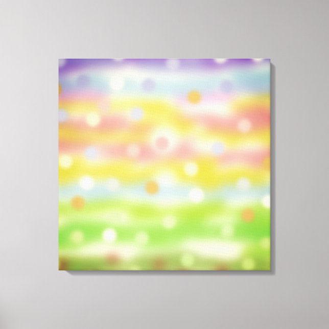 Impression d'art abstrait en nuances multicolores  (Recto)