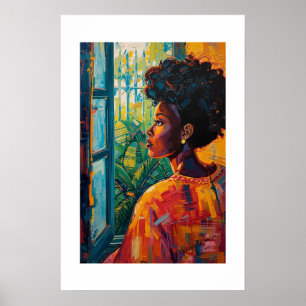 Impression d'art africain