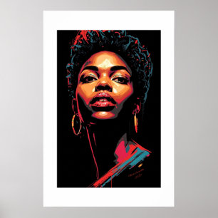 Impression d'art africain