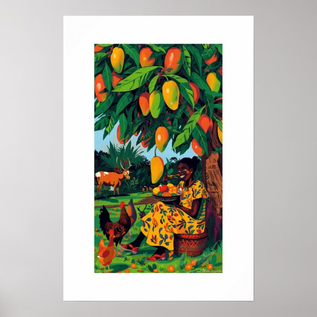 Impression d'art africain (Devant)